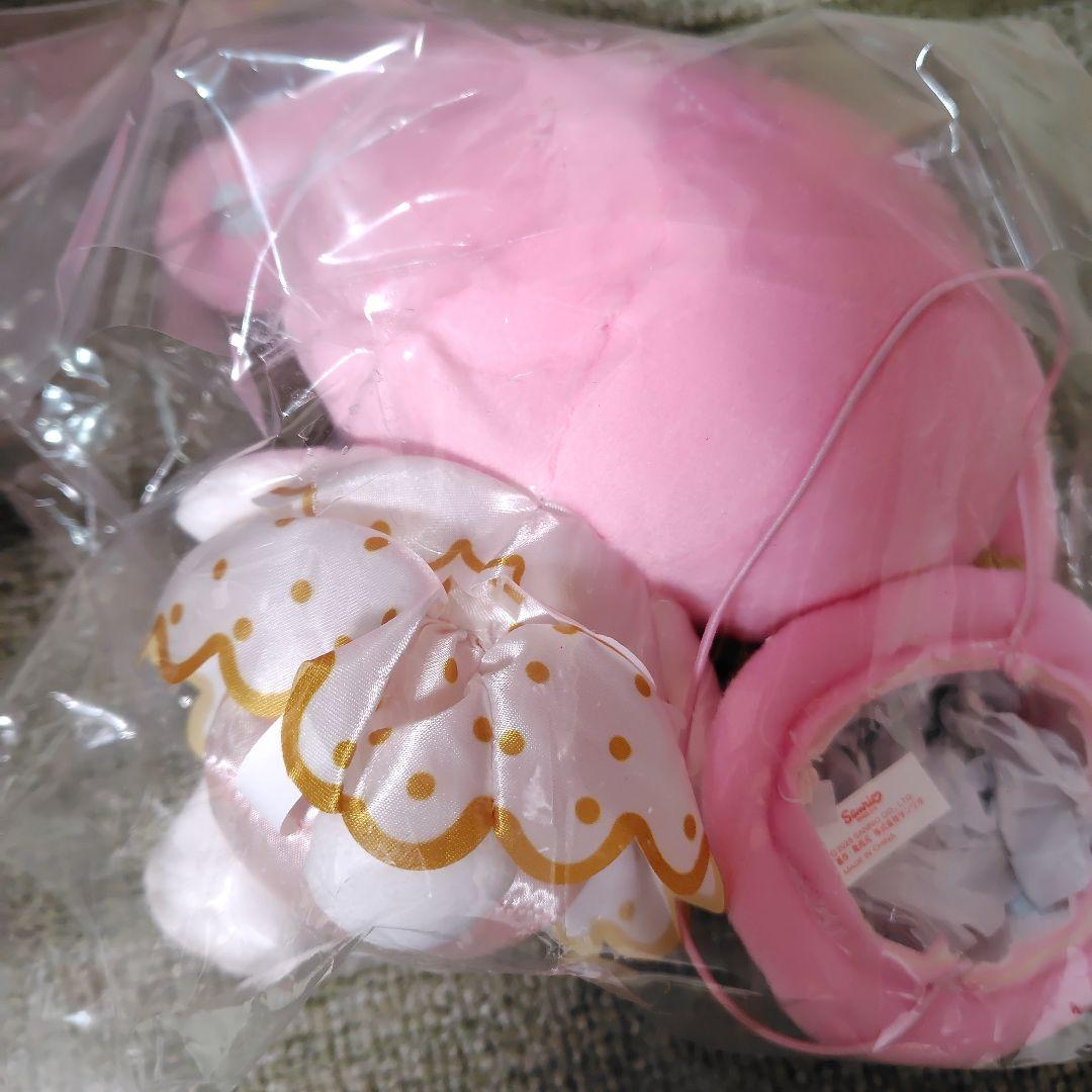 [新品未使用]　My Melody ぬいぐるみ 50周年記念メッセージカード付き