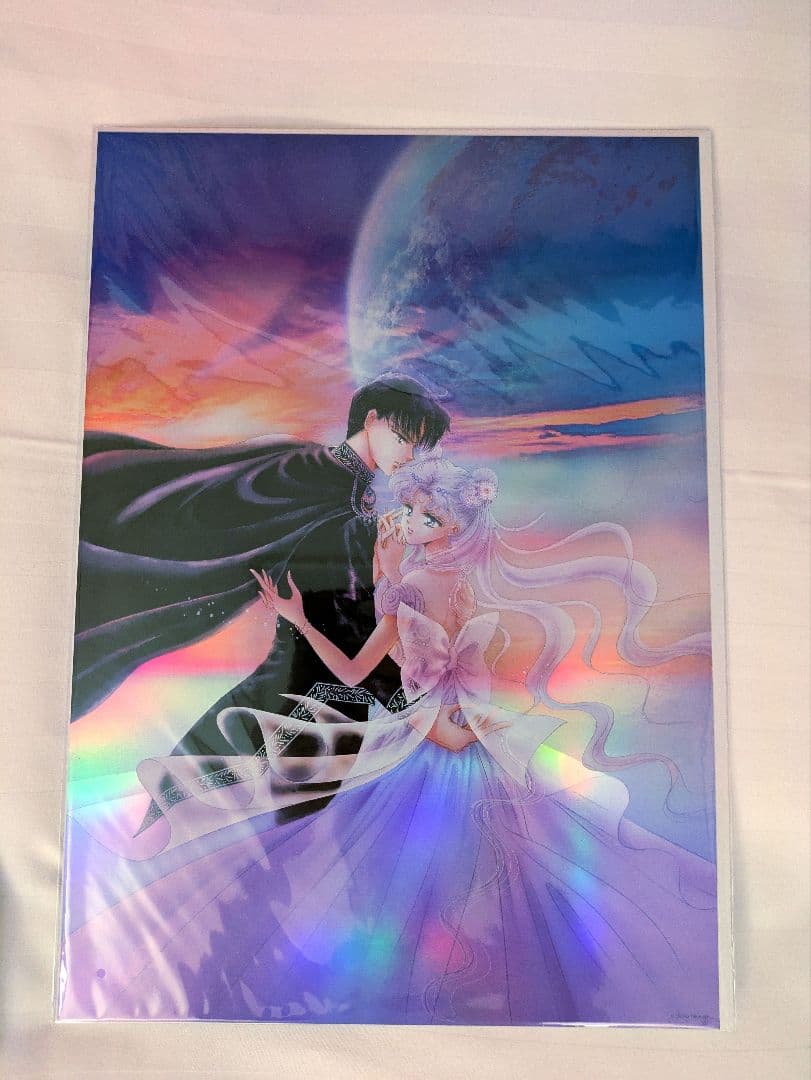 新品 セーラームーン レゾネ 発売記念展 オーロラポスター B　セレニティ