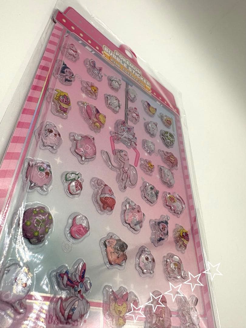 韓国限定　ポケモン バブルステッカー 8枚セット　メタモンシークレットマンション