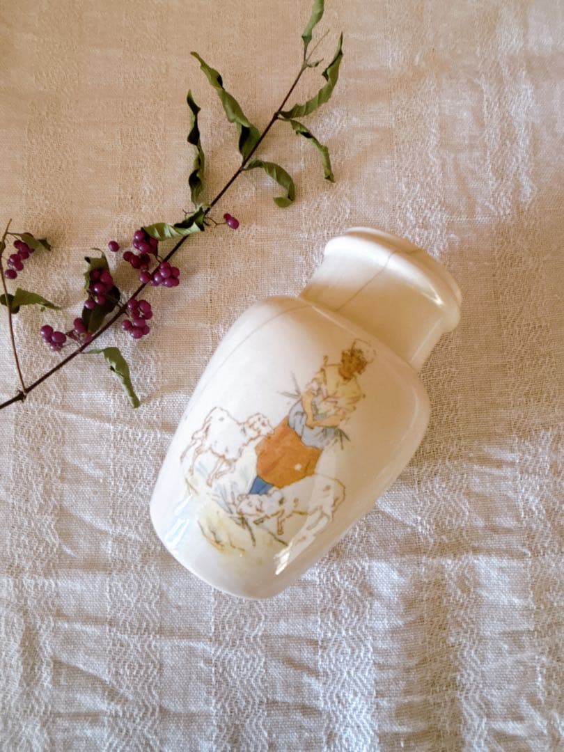 フランスアンティーク　K&G Lunéville マスタードポット①