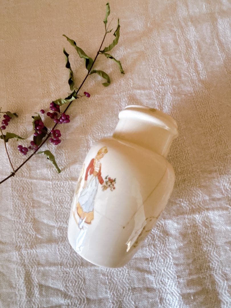 フランスアンティーク　K&G Lunéville マスタードポット①