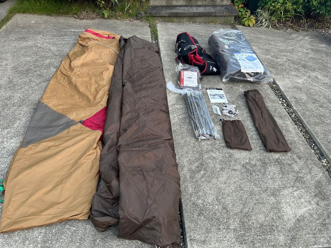 美品スノーピーク ランドブリーズPro.4 50th 専用マットとシートセット