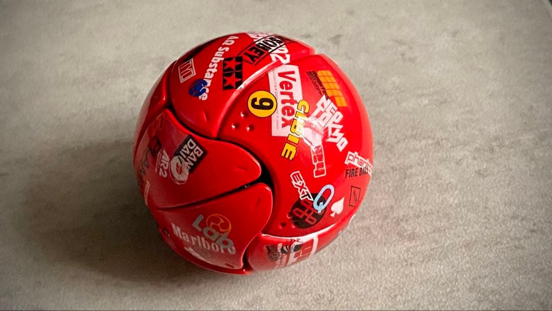 改造 カニタマ カプセルコレクション ガチャ レッド　全塗装　電飾　カスタム