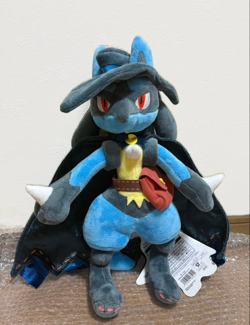 ポケセン ルカリオ ハロウィン ぬいぐるみ タグ付き