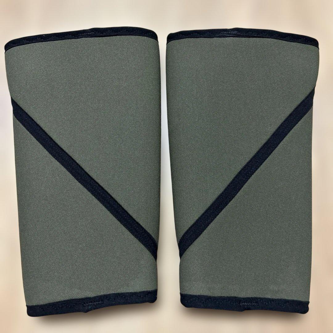 限定品 SBD Endureエンデュア ニースリーブカーキグリーン&ブラック　M