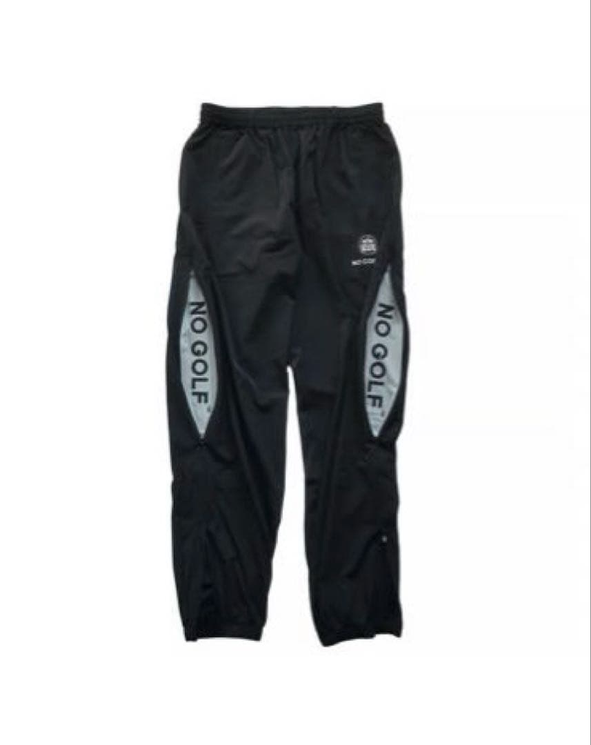 希少/NO GOLF WINDBREAKER PANT - Black L