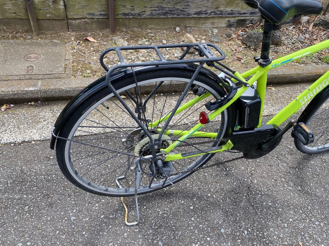 TB1Eブリヂストン電動アシスト自転車 前カゴ&荷台付　26インチ