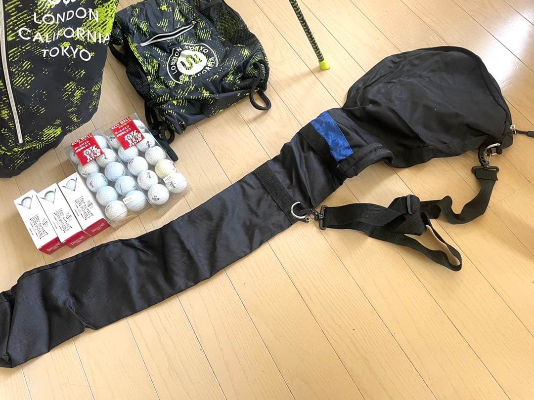 【超お得】ゴルフキャディバッグLONDON CALIFORNIATOKYO超軽量