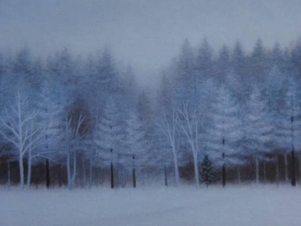 東山　魁夷、清晨、希少な額装用画集より、版上刷サイン入、新品高級額装付