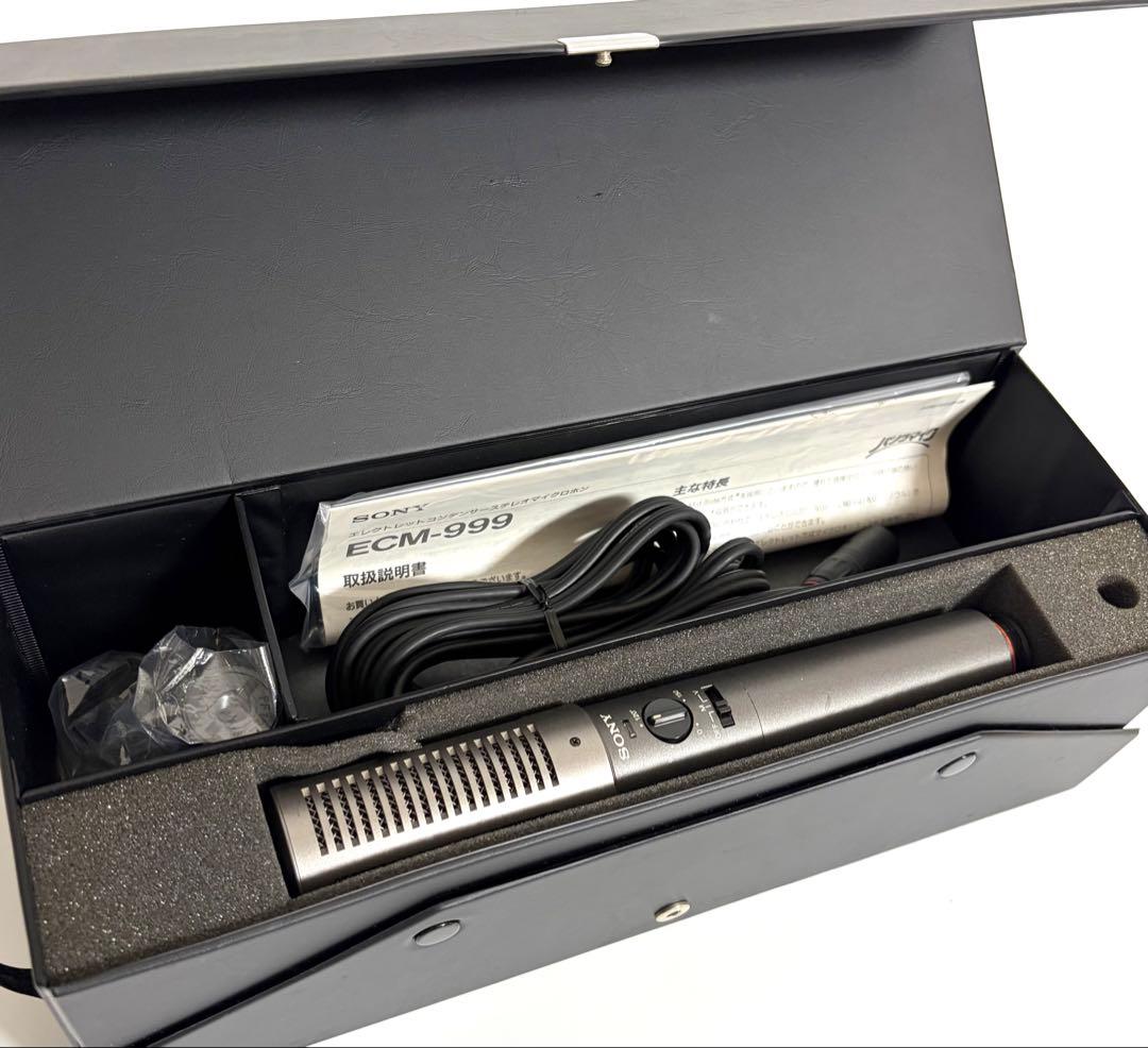 SONY ソニー ECM-999 STEREO コンデンサーマイク マイクロホン