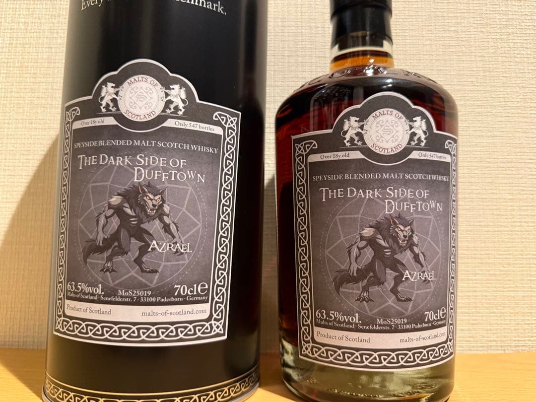 ウイスキー The Dark Side Of Dufftown AZRAEL MoS