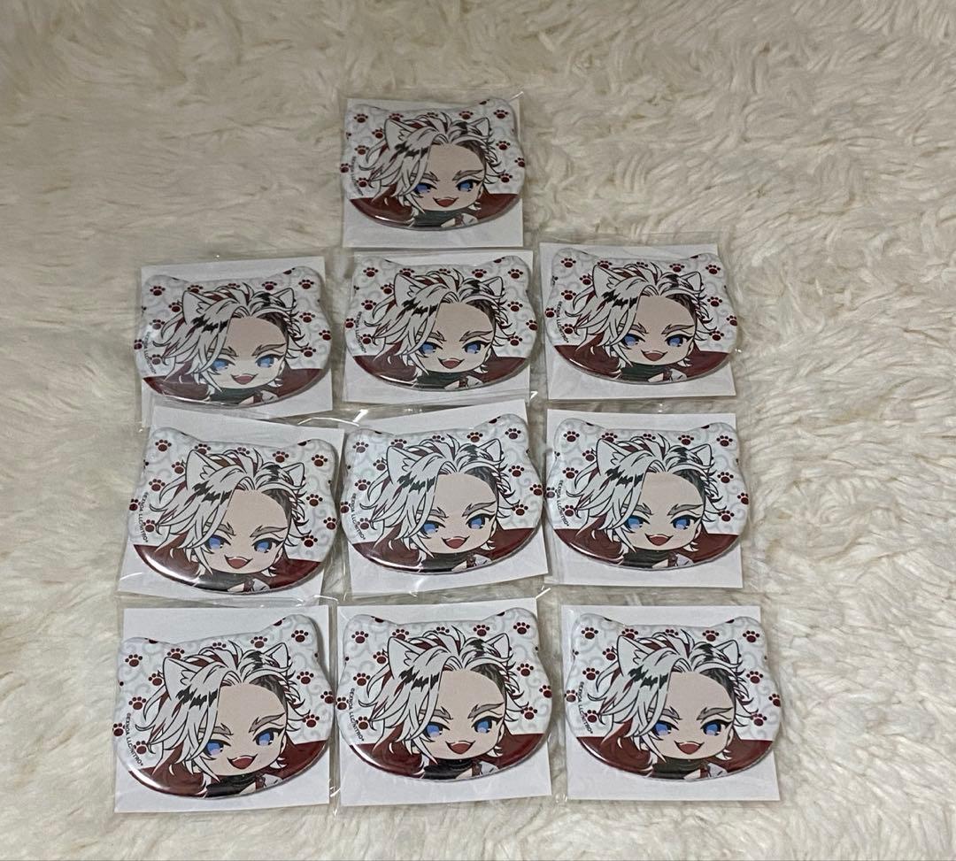 【刀剣乱舞】刀猫男士　猫耳缶バッジ　道誉一文字