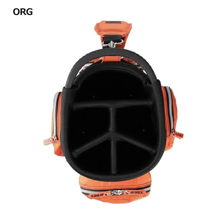 新品 AVIREX アヴィレックスゴルフ キャディバッグ ネイビー