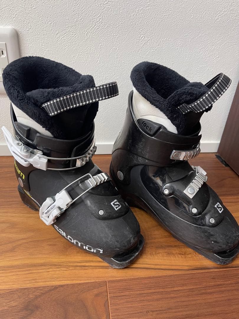 KAZAMA スキー板110㎝ Salomon ブーツ ストック セット 子供用