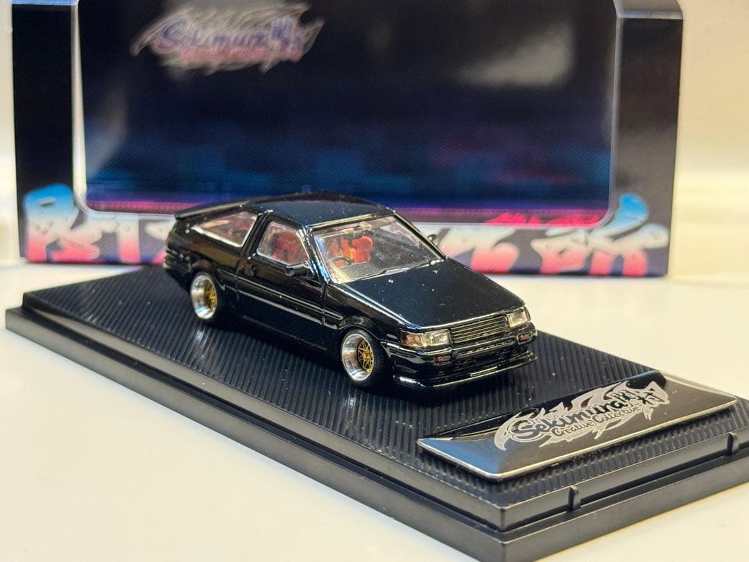 1/64 TRD 風 トヨタAE86 Levin 改 Work EQUIP 03