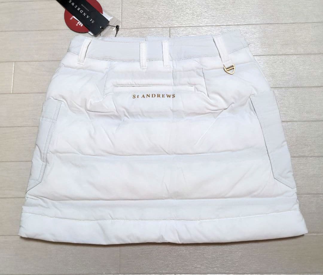 再再再値下げ新品　セントアンドリュース　中綿スカートSS　白定価33000円XS
