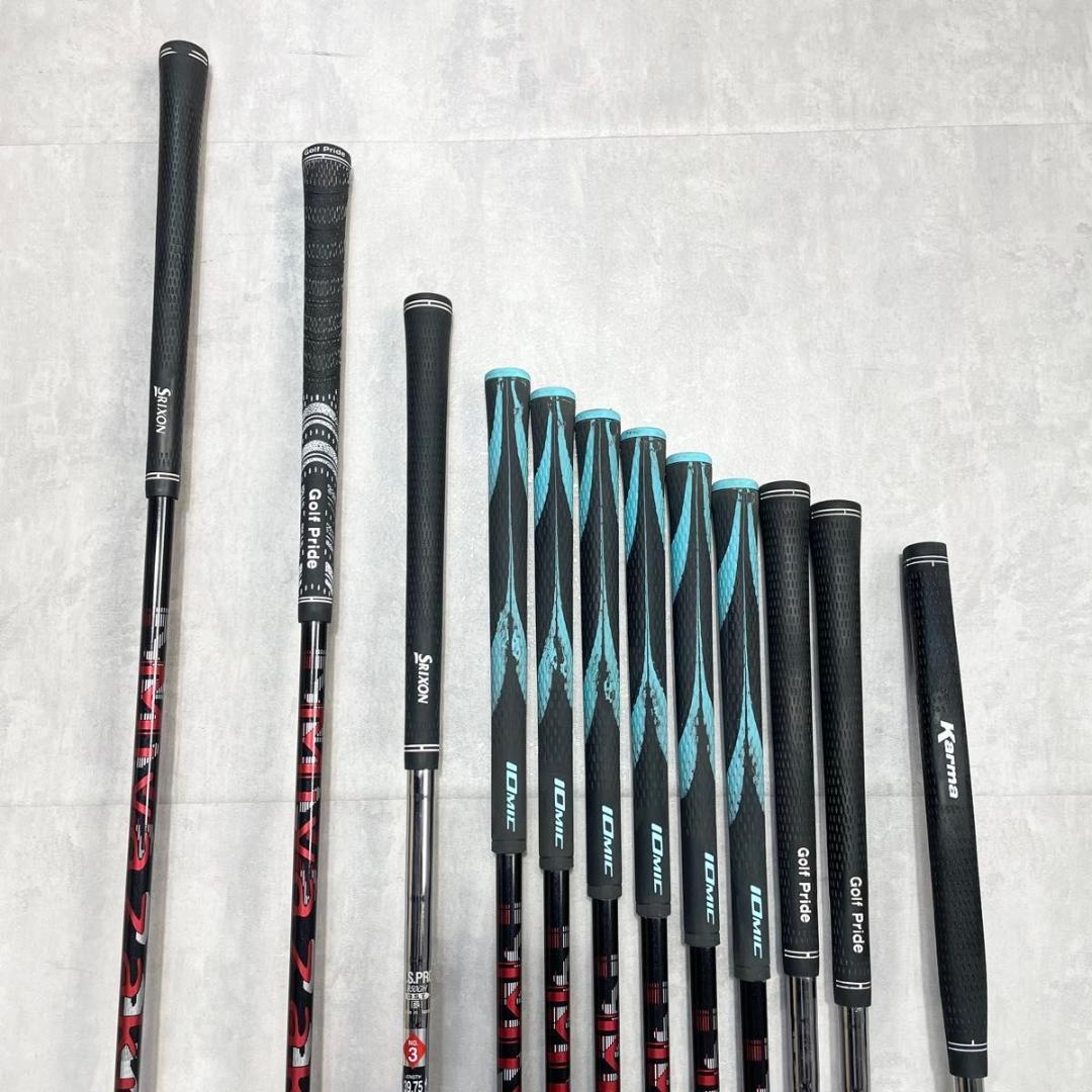 バッグ新品！スリクソン Z585 モデル統一 ゴルフクラブセット S 12本 右