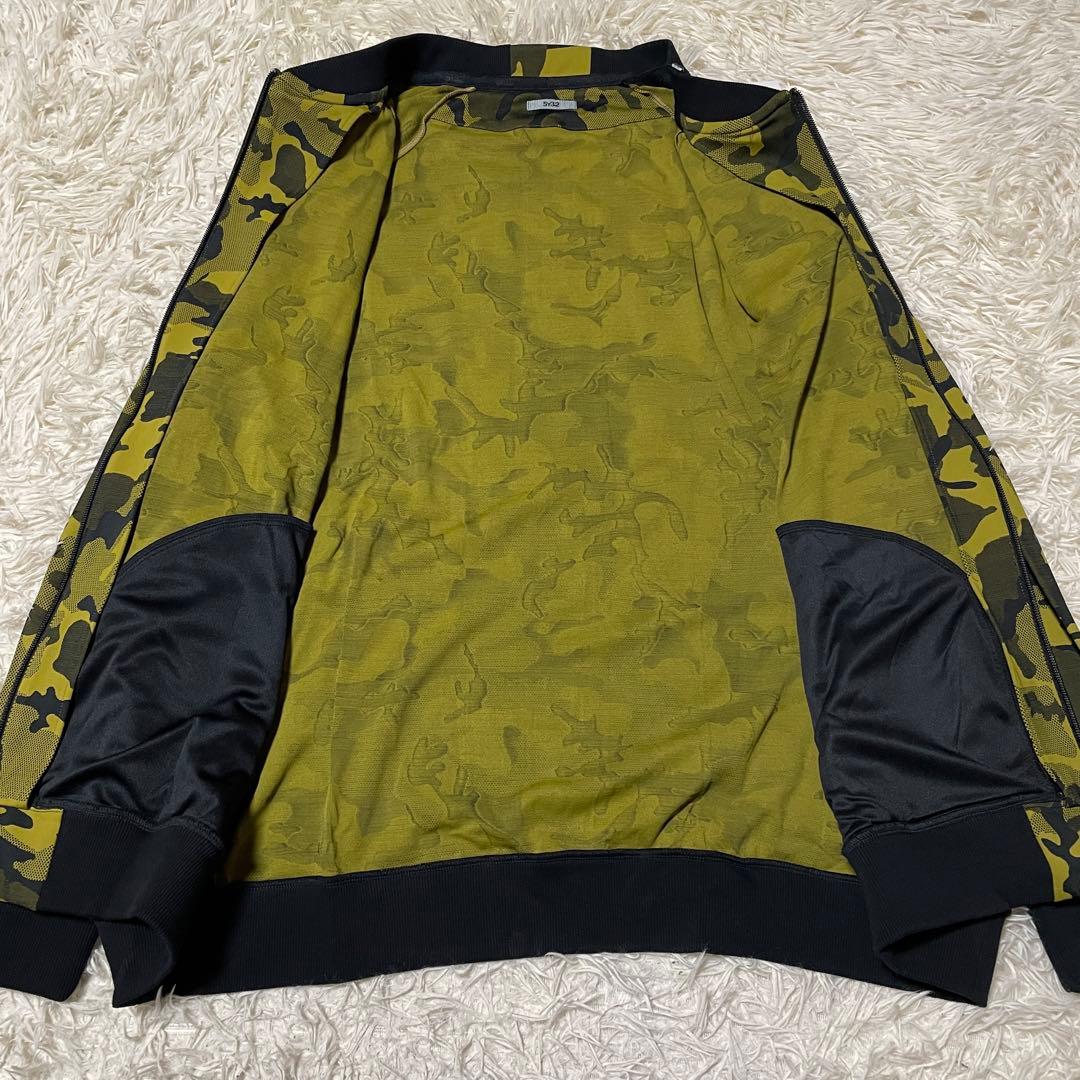 【未使用品】ジップスウェットジャケット イエロー 3L カモフラ ゴルフ