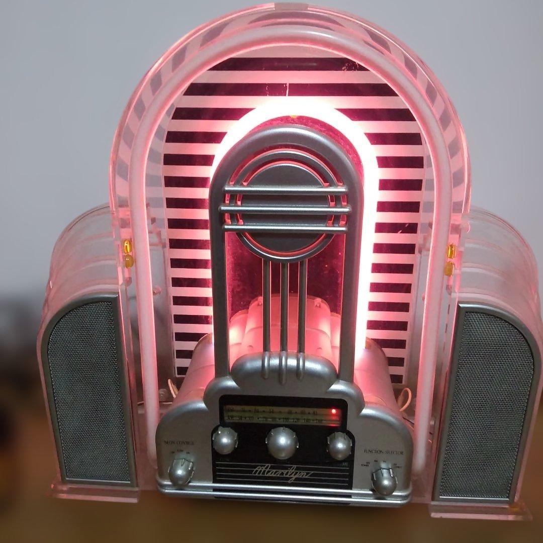 Cicena FM/AM ステレオ ネオン ラジオ ジュークボックス