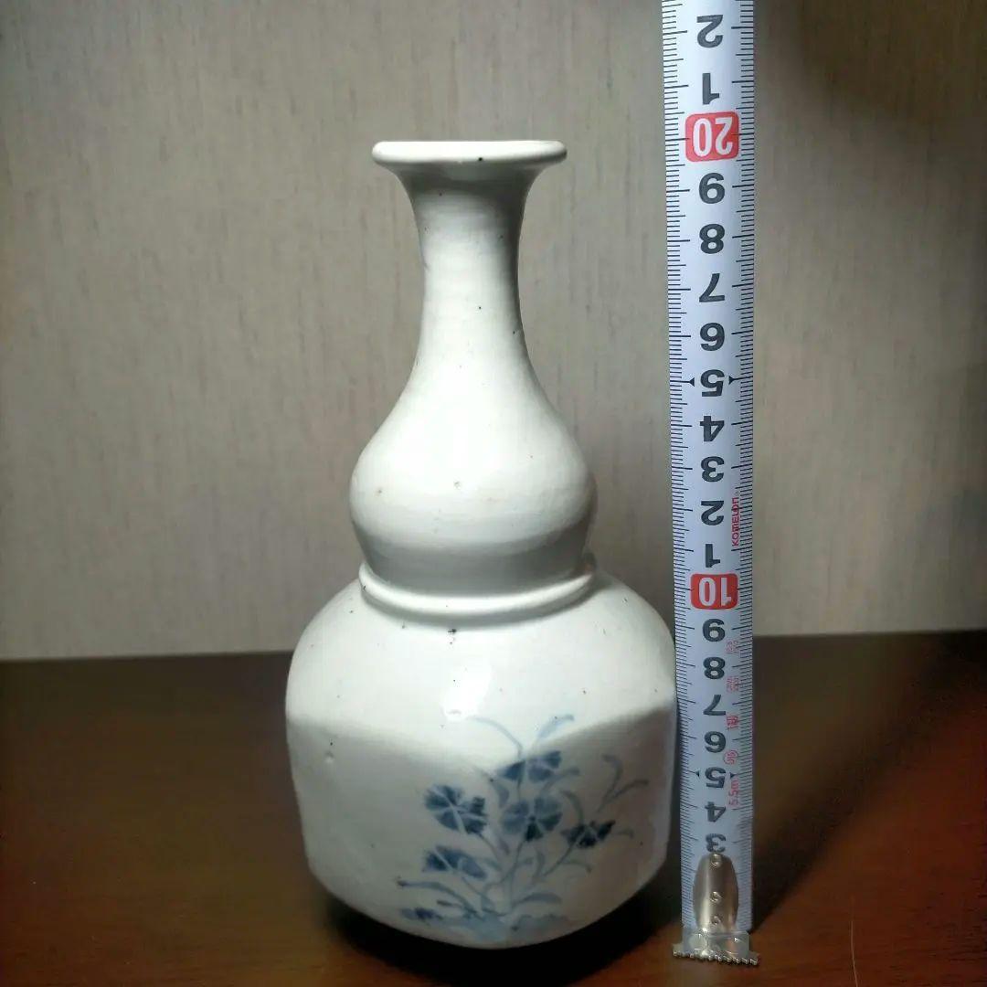 李朝面取瓢形徳利