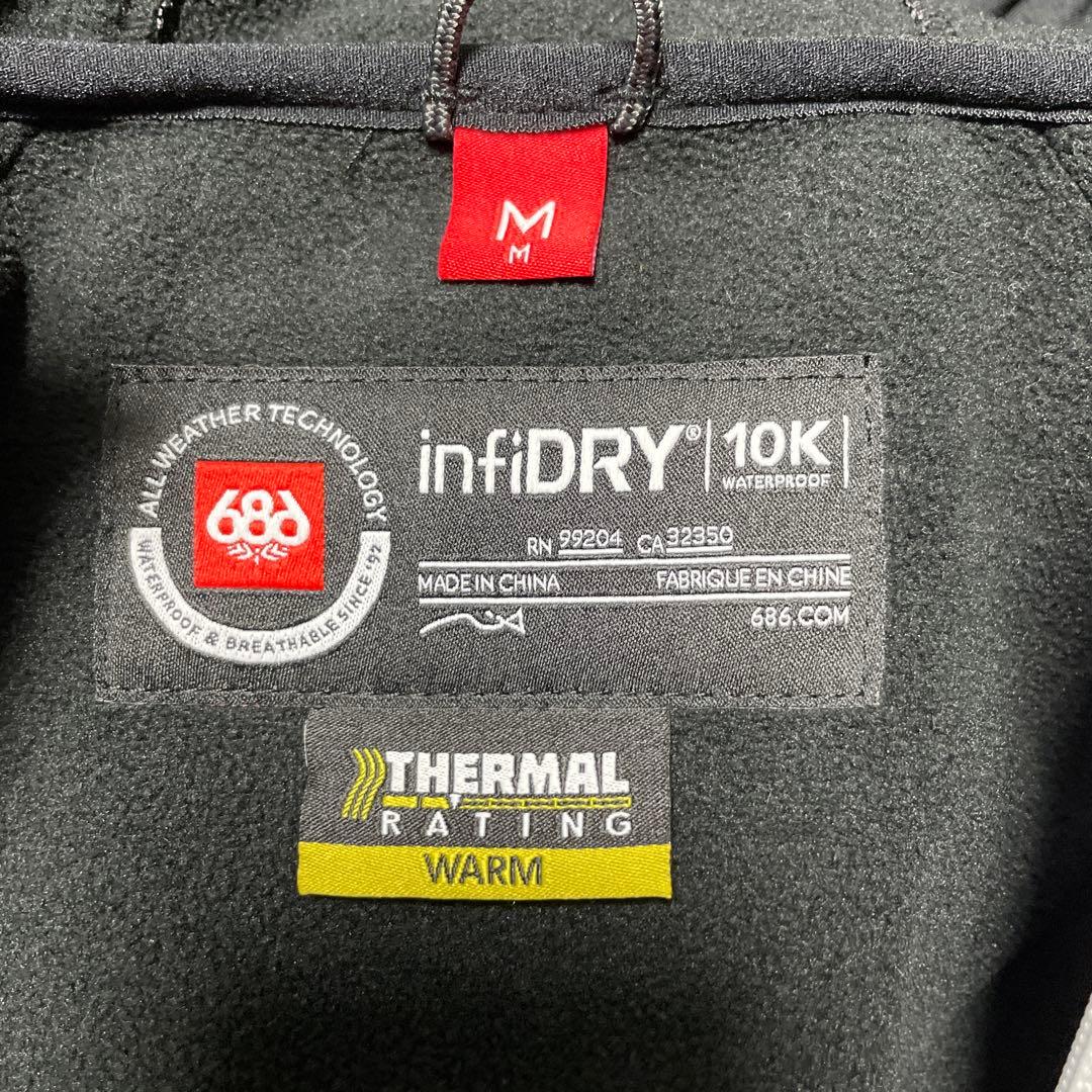 686 シックスエイトシックス WATERPROOF ANORAK サイズM