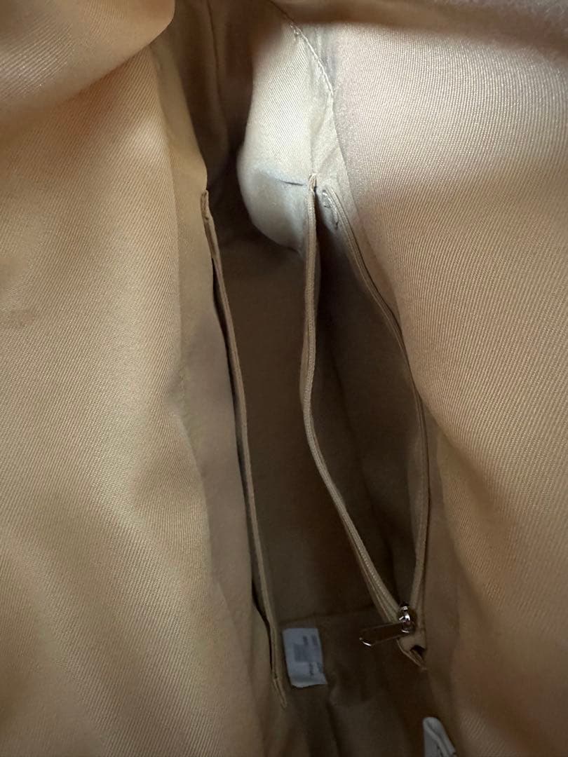 descente （デサント）ゴルフバッグ ベージュ/ホワイト