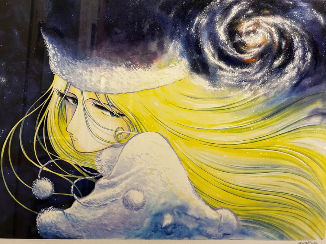 松本零士 銀河鉄道999〜メーテルレジェンド〜　シルクスクリーン版画 直筆サイン