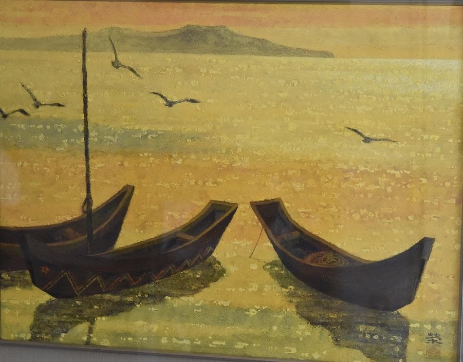 日本画家　松本　栄　福島県生まれ作品