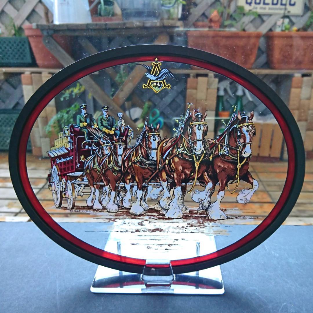 新品バドワイザー ステンドグラスBudweiserクリスマスbグラスマスターズ社