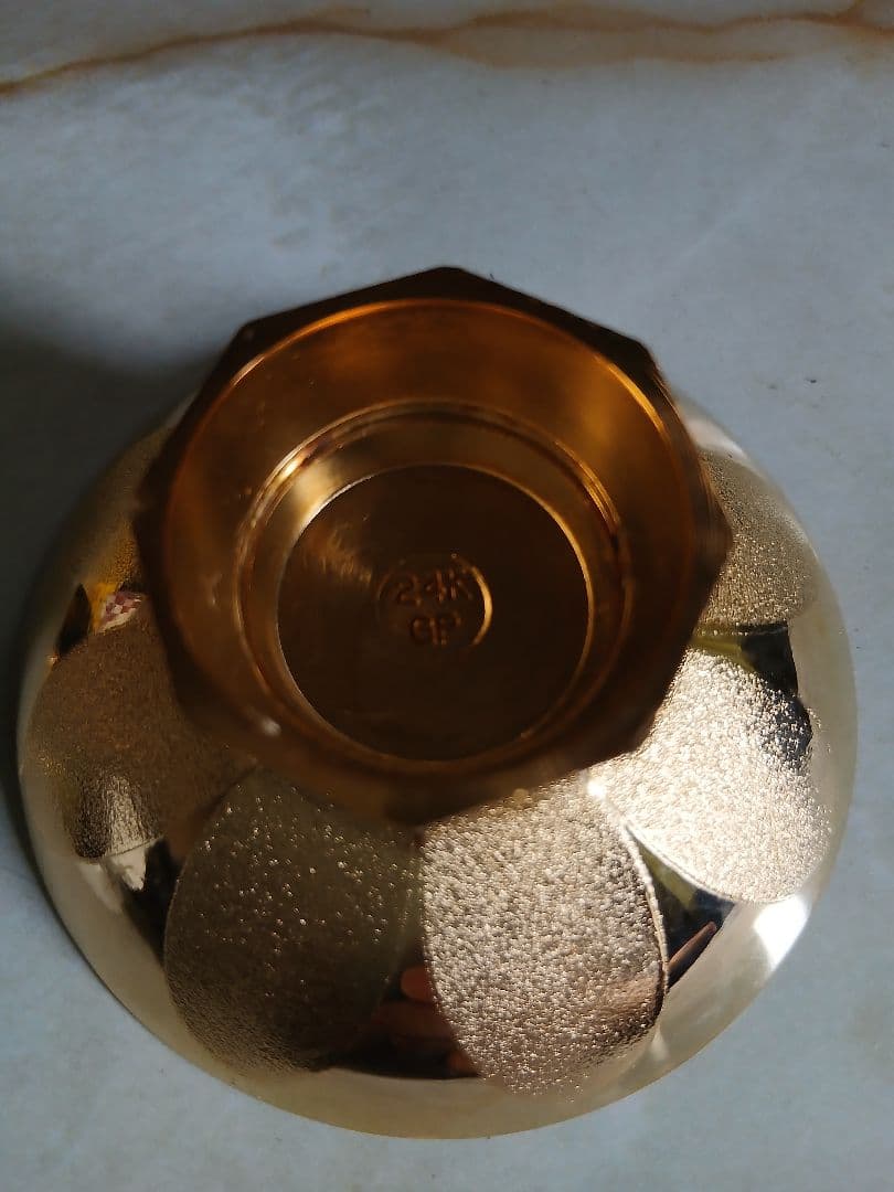 金杯　2個セット　金メッキ　24KGP