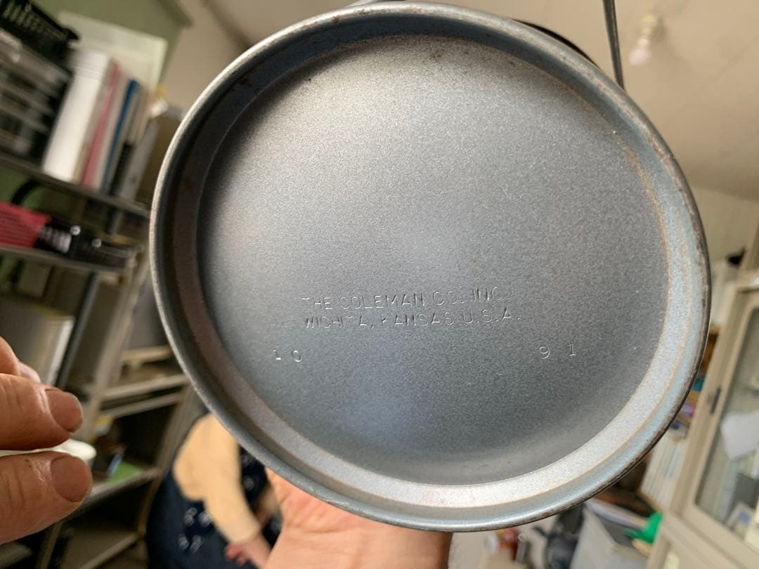 【コレクター必見❣️】コールマンUnleaded Lantern282 ハンガー付