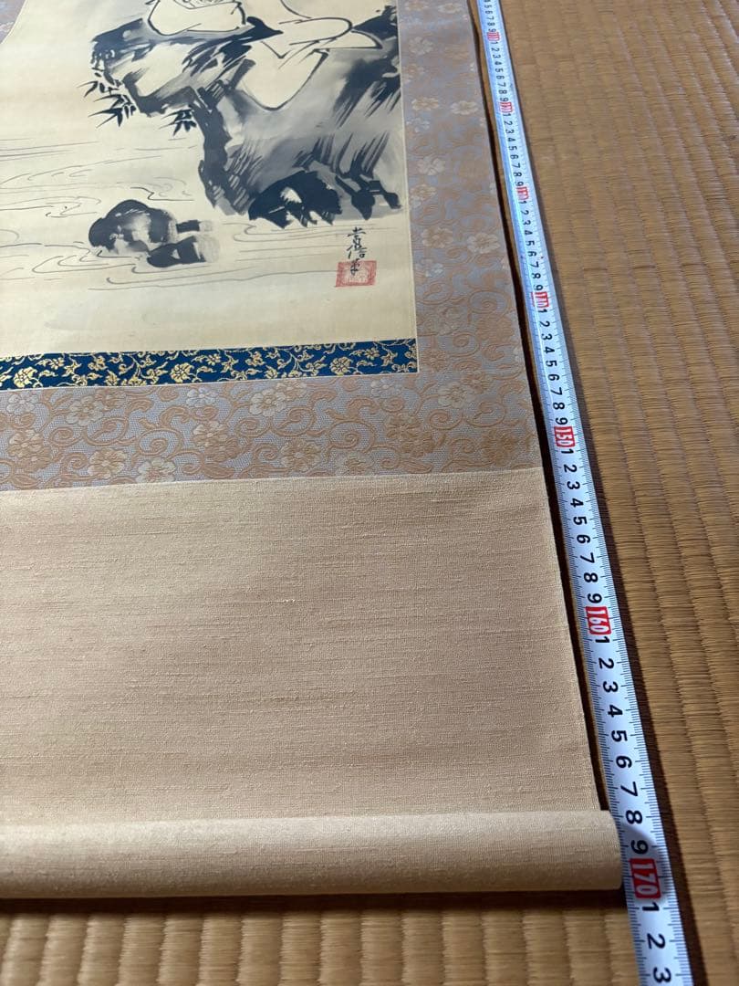 観音様　掛け軸