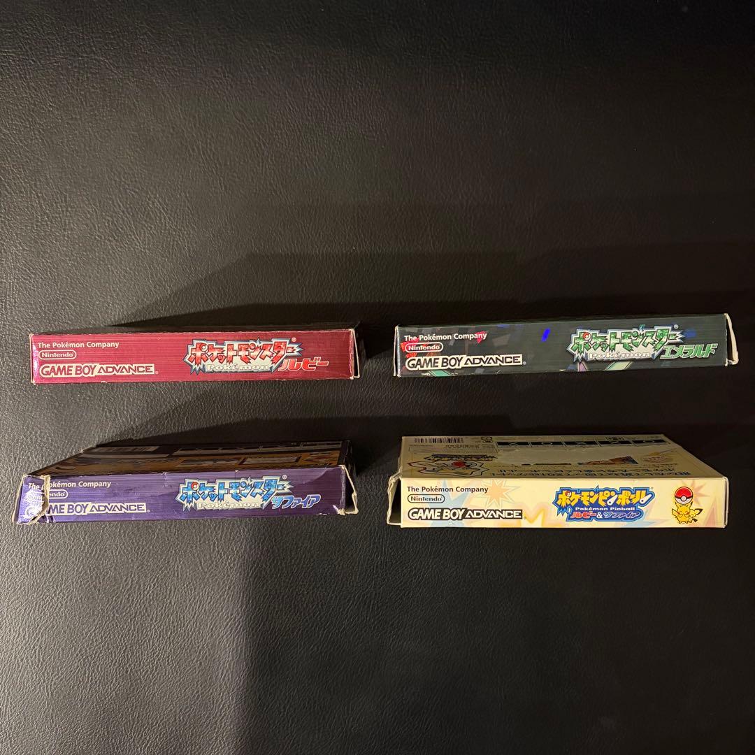【空箱＋説明書のみ】ポケモン　ルビー・サファイア・エメラルド・ピンボール