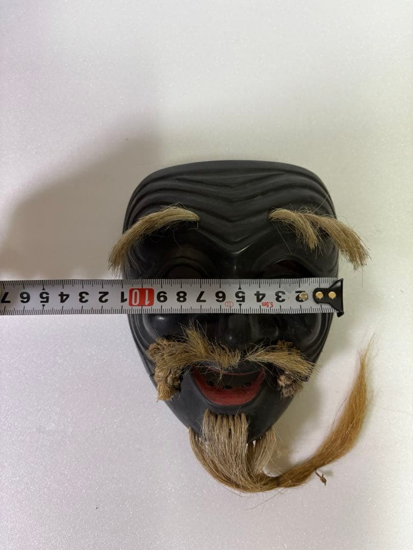 【専用】能面 黒式尉 深野陽舟 作 陽柳会会員 箱書きあり 翁面