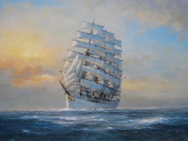 鈴木政輝、壮途、希少な画集より、新品高級額・額装付、状態良好