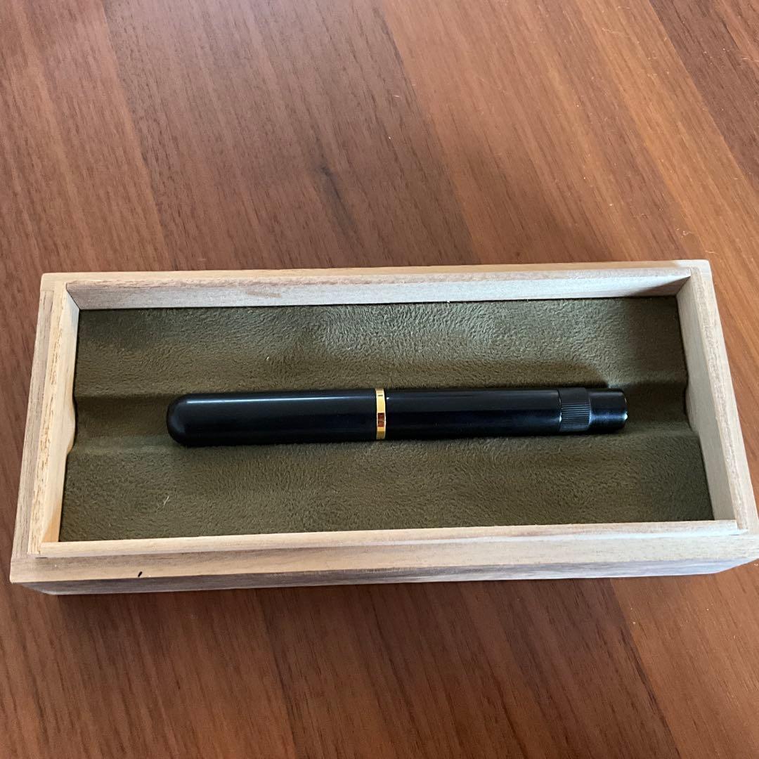 川窪万年筆　インペリアル　F エボナイト