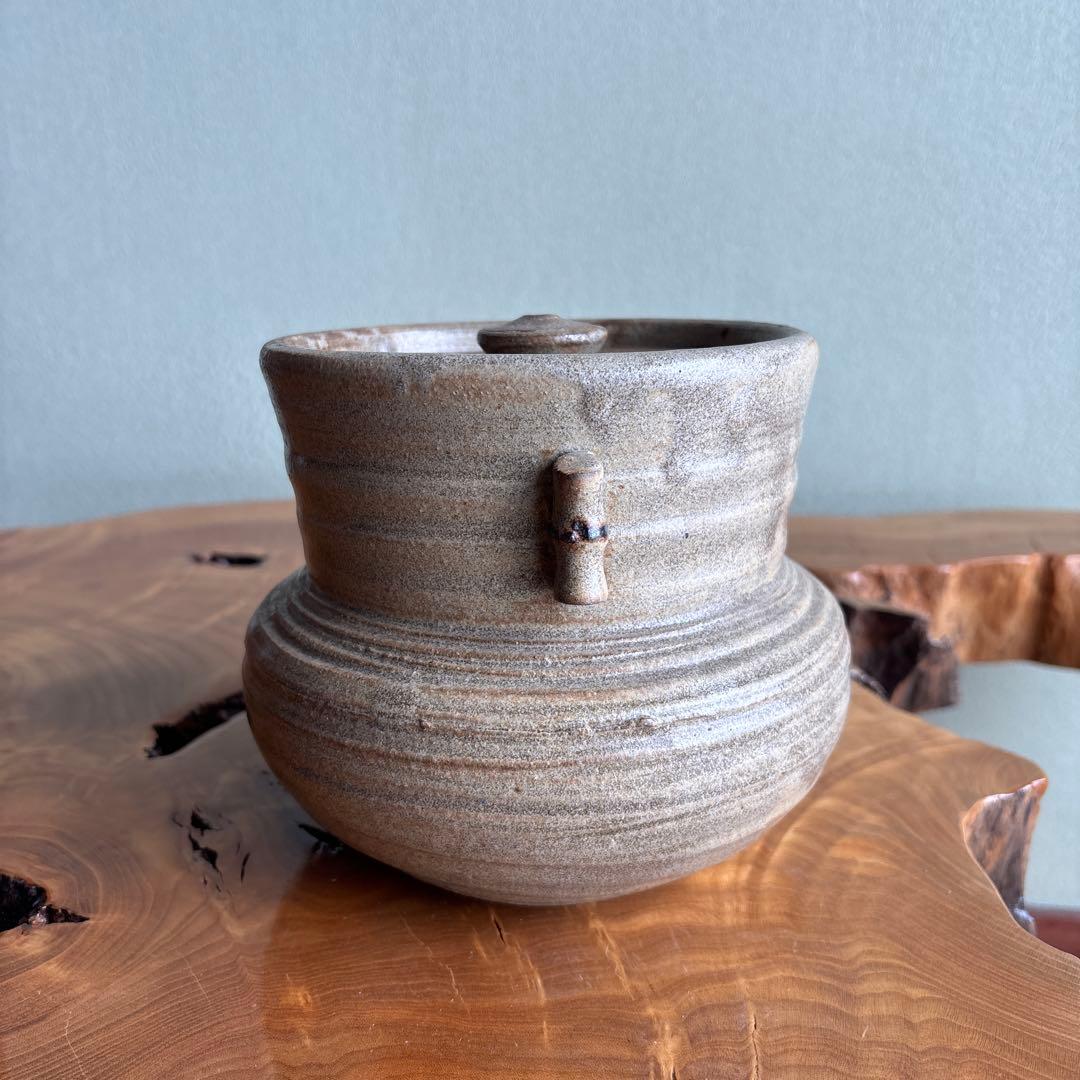 松古窯 佐久間芳山造 水指 茶道具