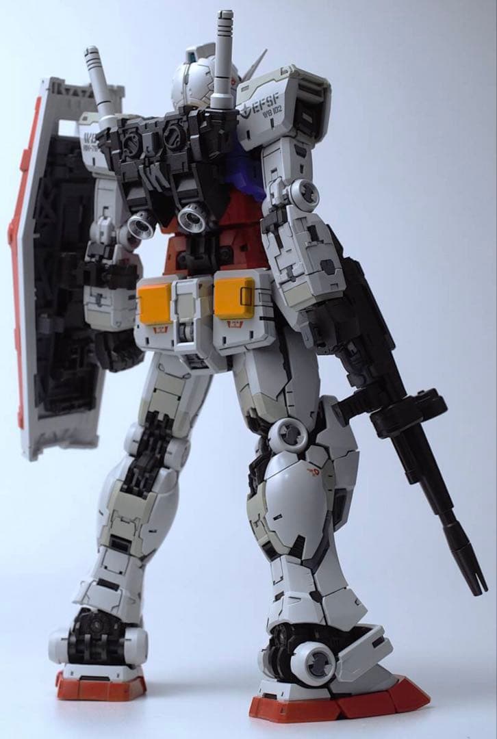 RG拡大版 1/100 RX-78 ガンダム FAT CAT 全塗装完成品 ①