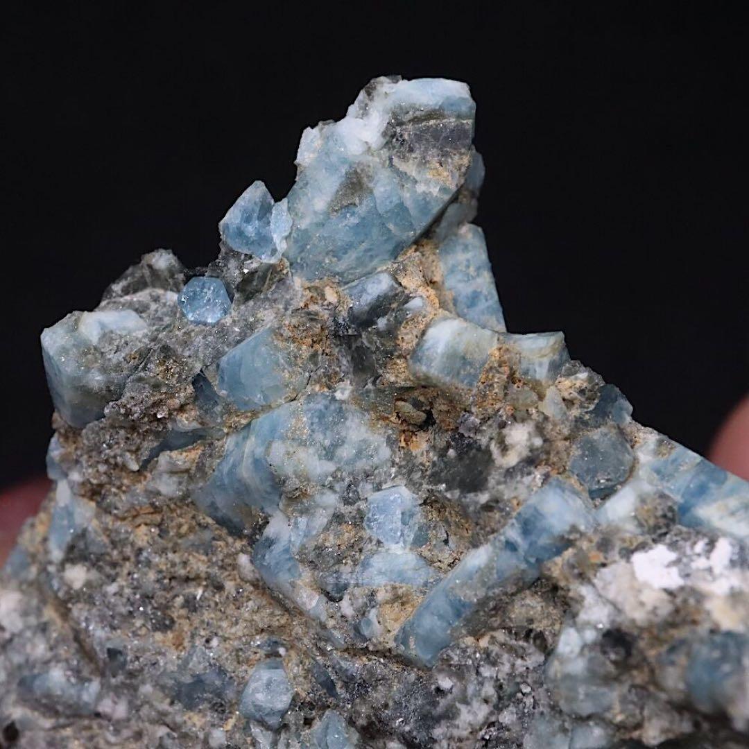 自主採掘！アクアマリン カリフォルニア179.6g AQ331 鉱物　原石天然石