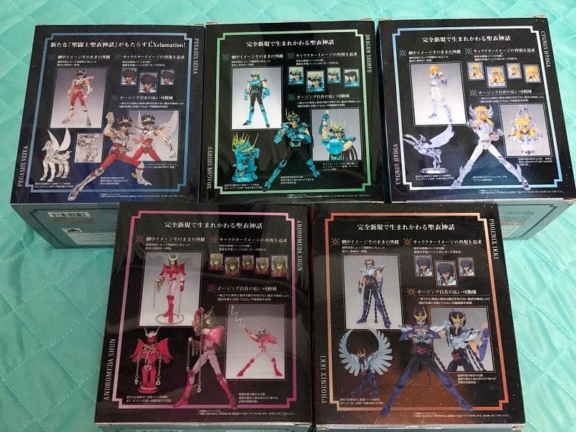 【開封品・一部欠品、変色あり】聖闘士聖衣神話EX 新生青銅聖闘士5人セット