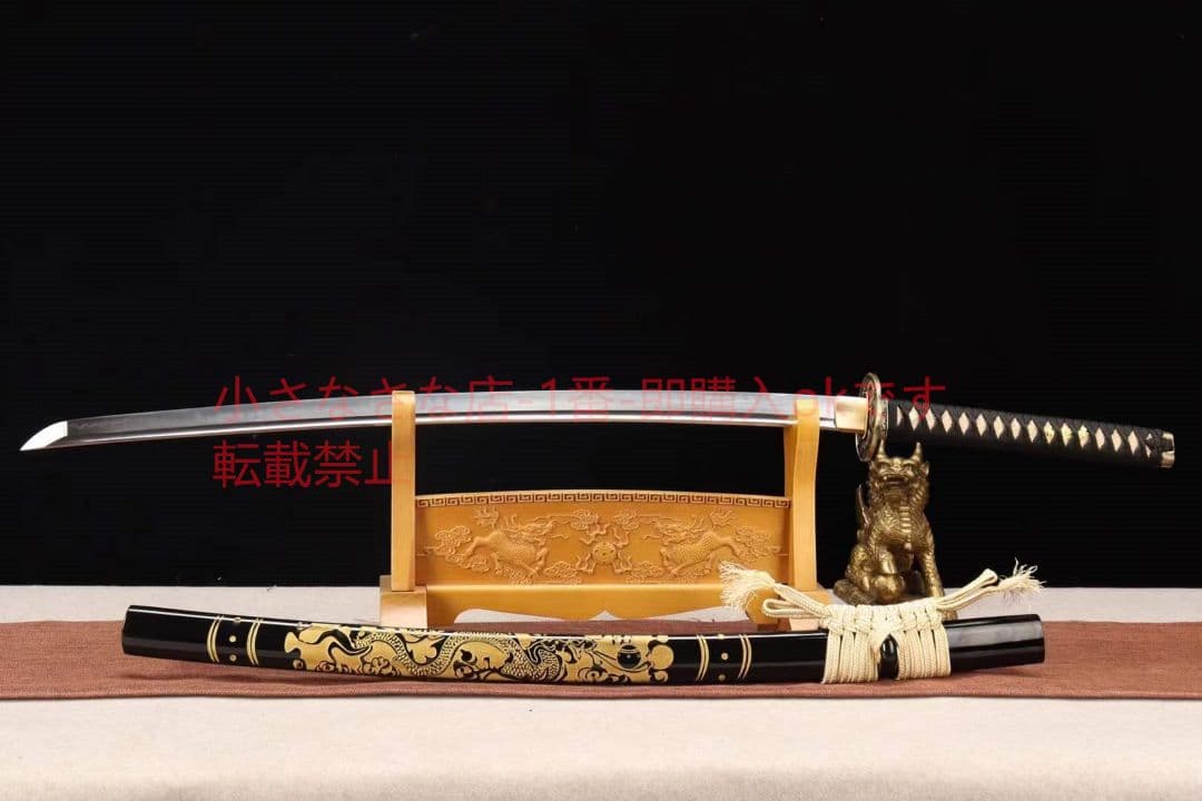 26寸T1095鋼覆土焼刃武士刀龍宇武士 古兵器  日本刀 模造刀 居合刀