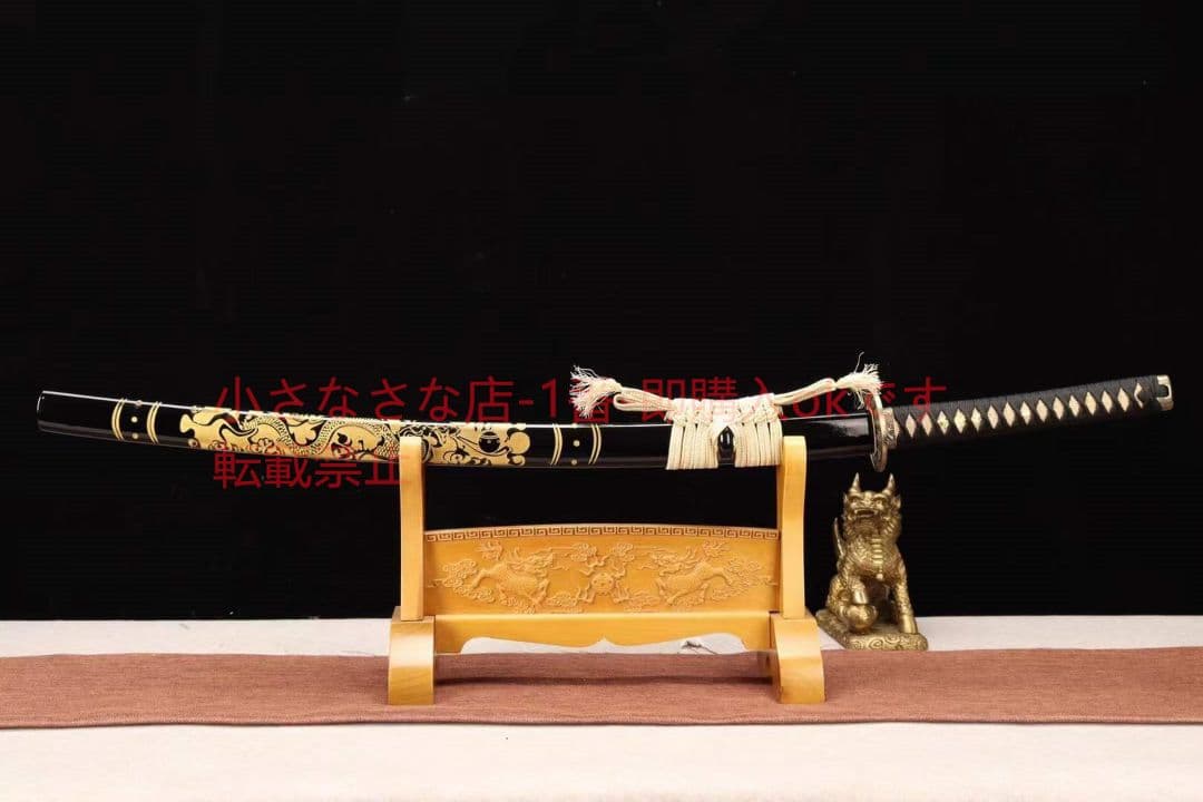 26寸T1095鋼覆土焼刃武士刀龍宇武士 古兵器  日本刀 模造刀 居合刀