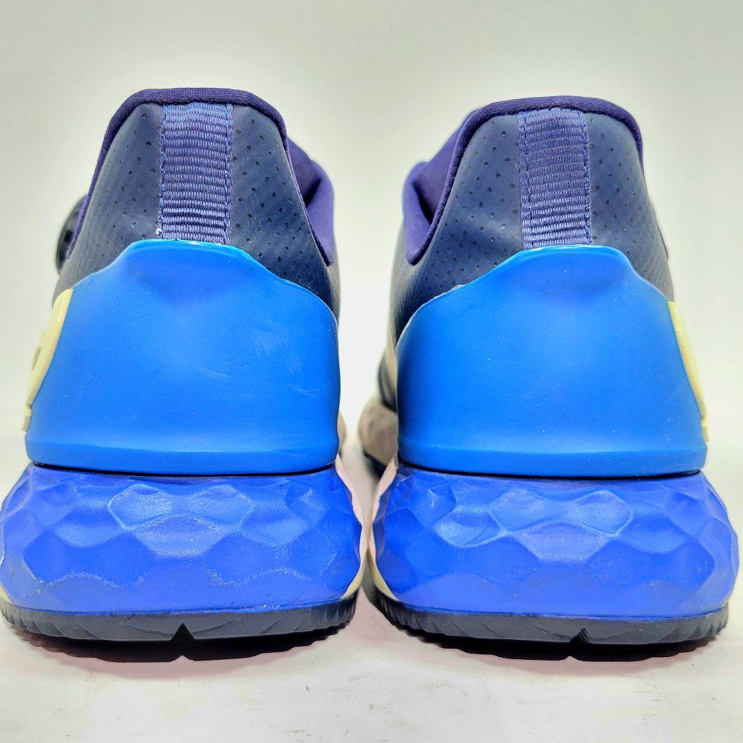 【美品】ジーフォア　ゴルフシューズ　ネイビー　ボア　スパイクレス