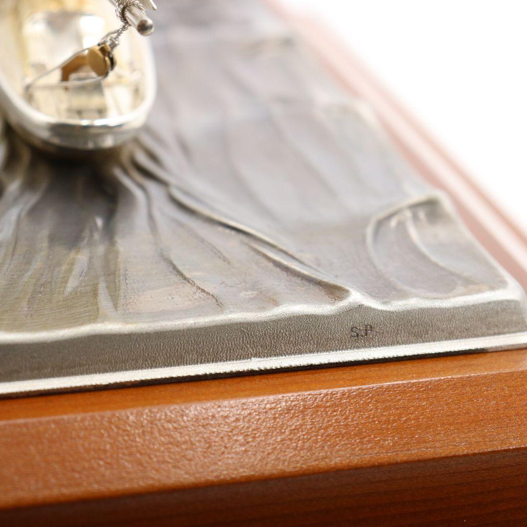 関工芸 武比古 SILVER985 銀製帆船ヨット 約101g　V364　GK1