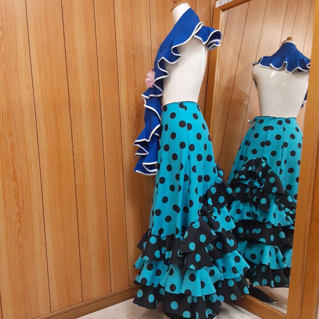 フラメンコ衣装　☆ファルダのみ　＊ピキージョ在庫切れのため付きません＊