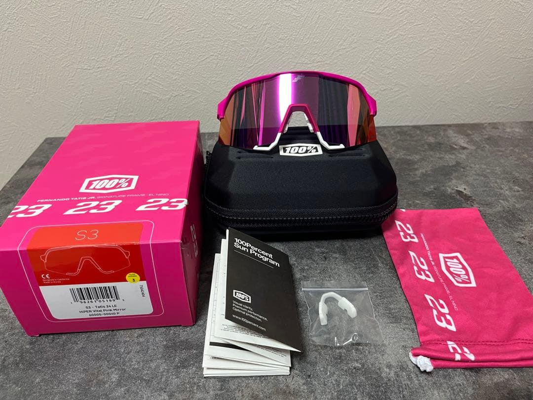 【連休値下げ】100% S3 ワンハンドレッド サングラス タティスJrモデル