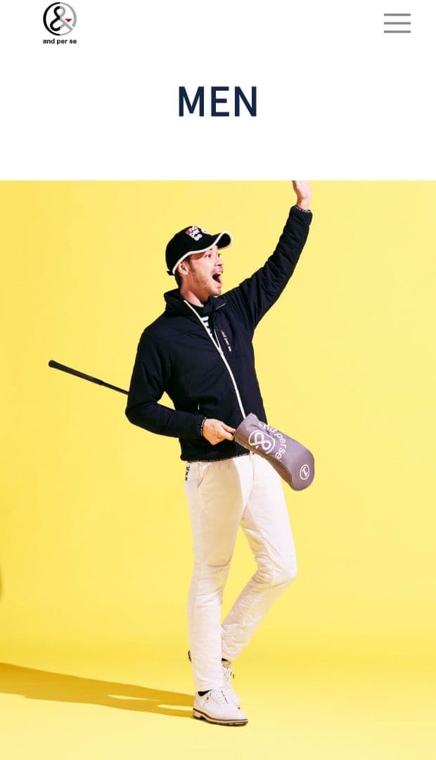 アンパスィ　中綿入りジャケット　メンズLサイズ