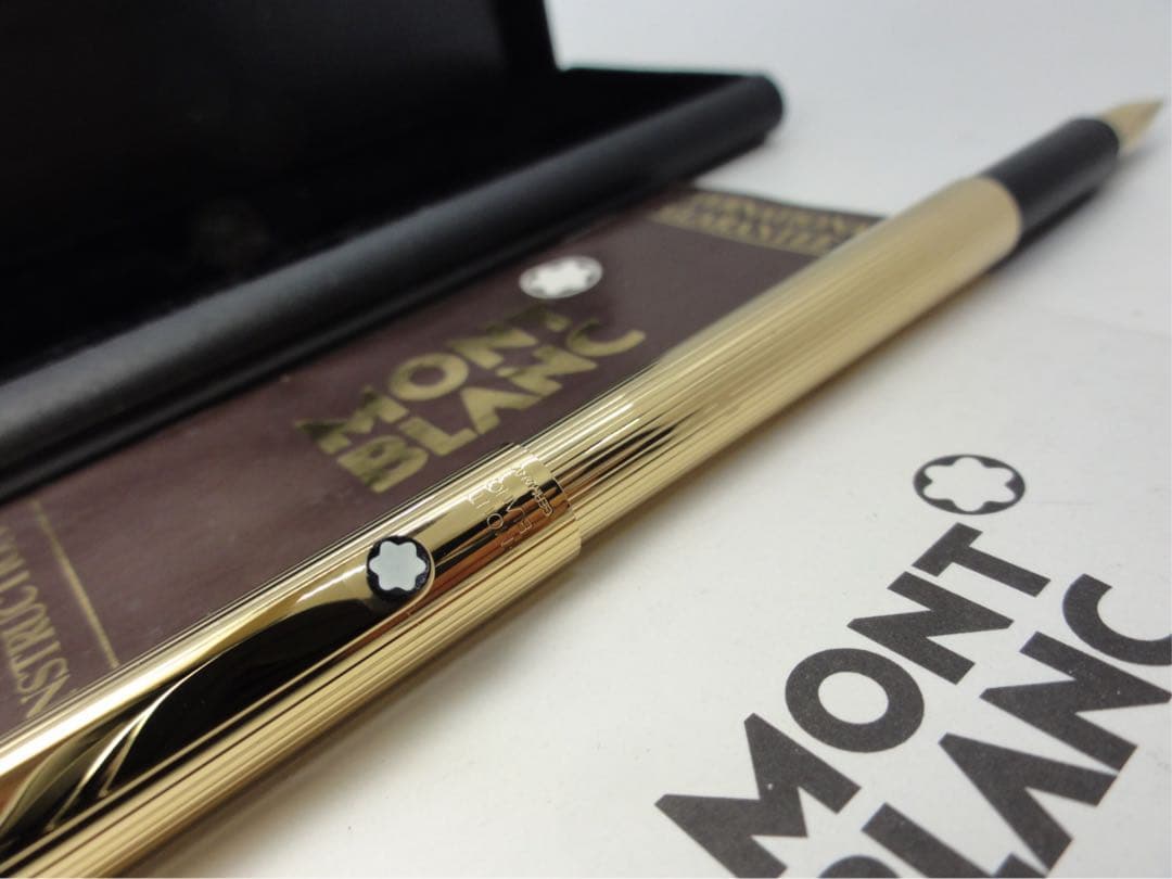 モンブラン　未使用に近い品！稀少度の高い金運を呼ぶ！総金張りSラインNo2147