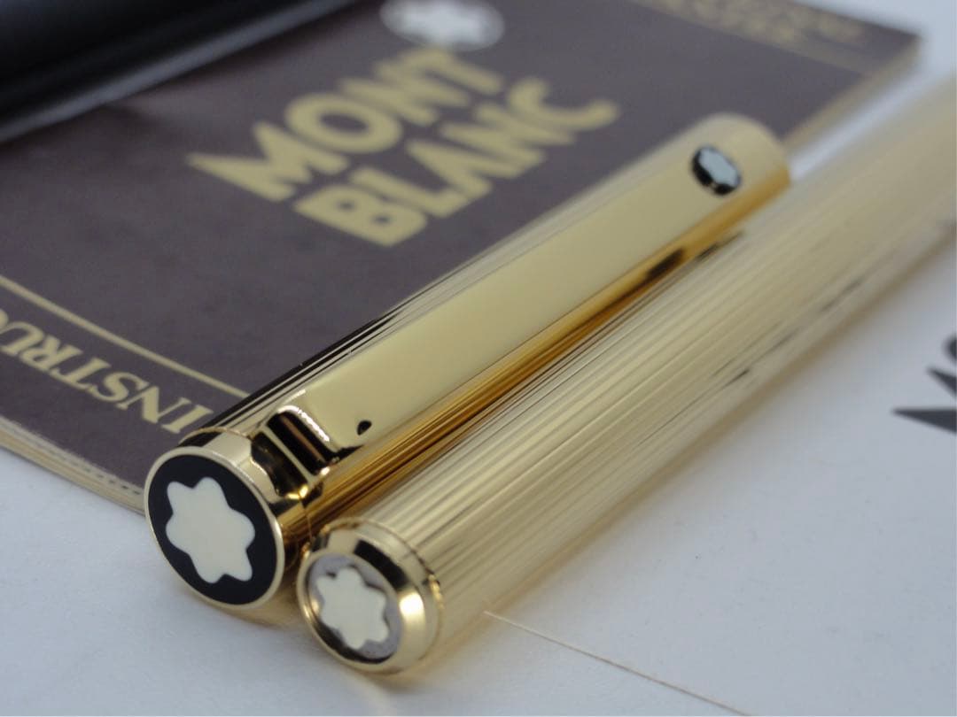 モンブラン　未使用に近い品！稀少度の高い金運を呼ぶ！総金張りSラインNo2147