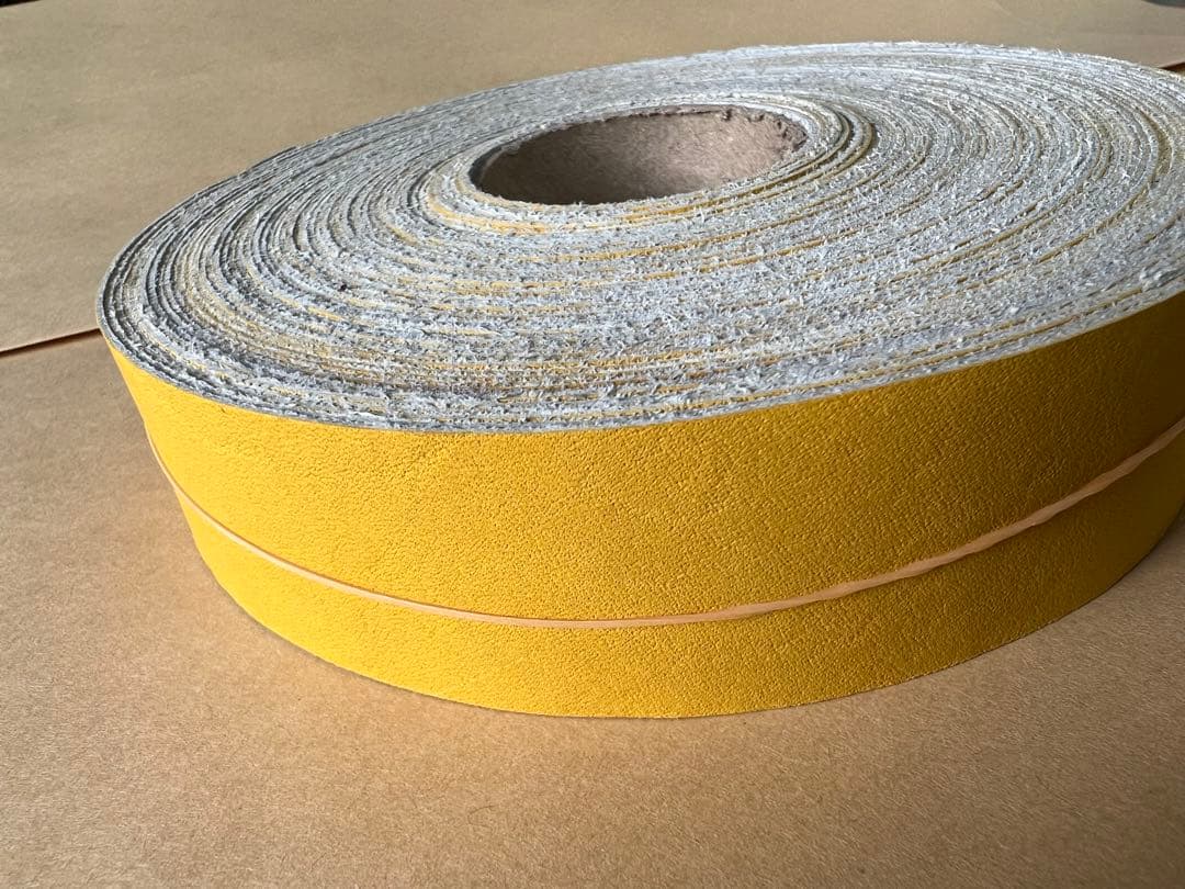 表革チョコ191ds、黒へり20m、イエロー10m